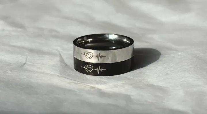 반지 증정💍[소아암 아동 후원] 써지컬스틸 학생 커플 우정 기부반지 상세 이미지 14
