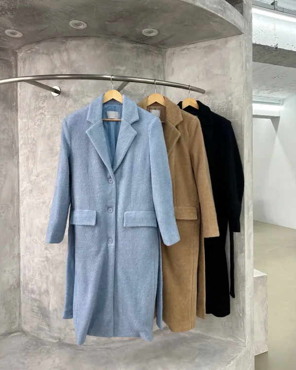 [SALE] 포그니 벨트 롱 코트 SKYBLUE COLOR 상세 이미지 36