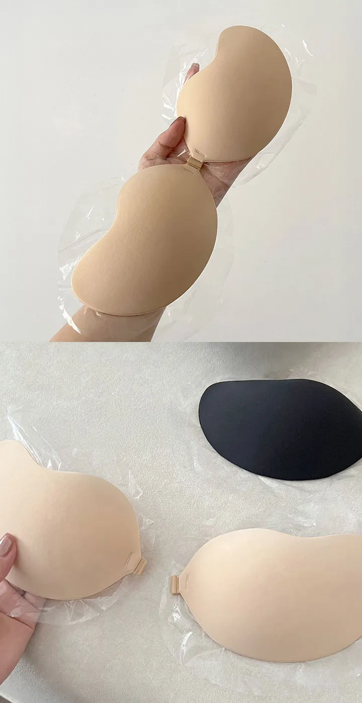누드브라 웨딩 드레스 브라 끈없는 오프숄더 브라 상세 이미지 5