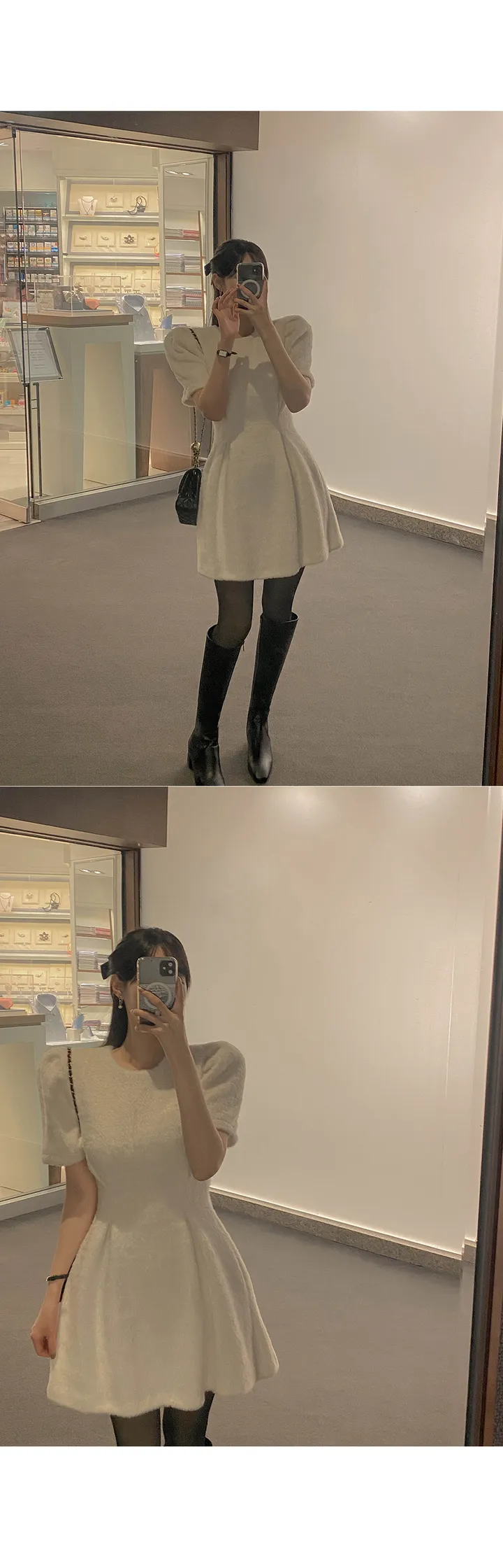[High-quality✨러블리코트/A라인/원피스겸용/퀄리티좋아요/핏이뻐요] 리츠 소매퍼 울 A라인 롱코트 CT (2온스) 상세 이미지 9
