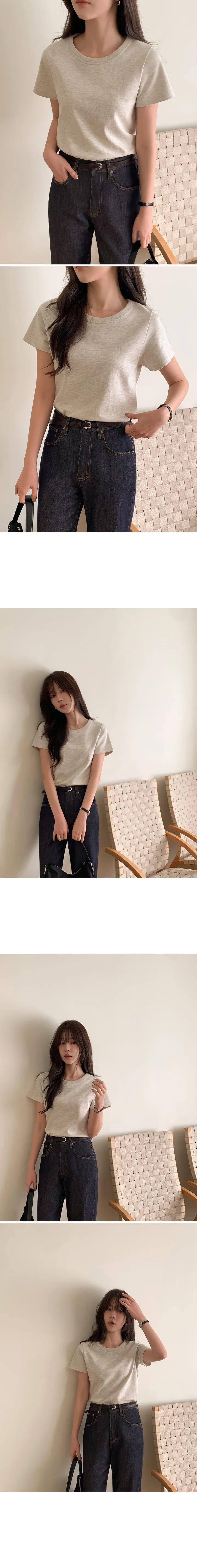 [👍질좋은기본티][MADE] 에센셜 탄탄 크루넥 반팔 티셔츠 상세 이미지 18