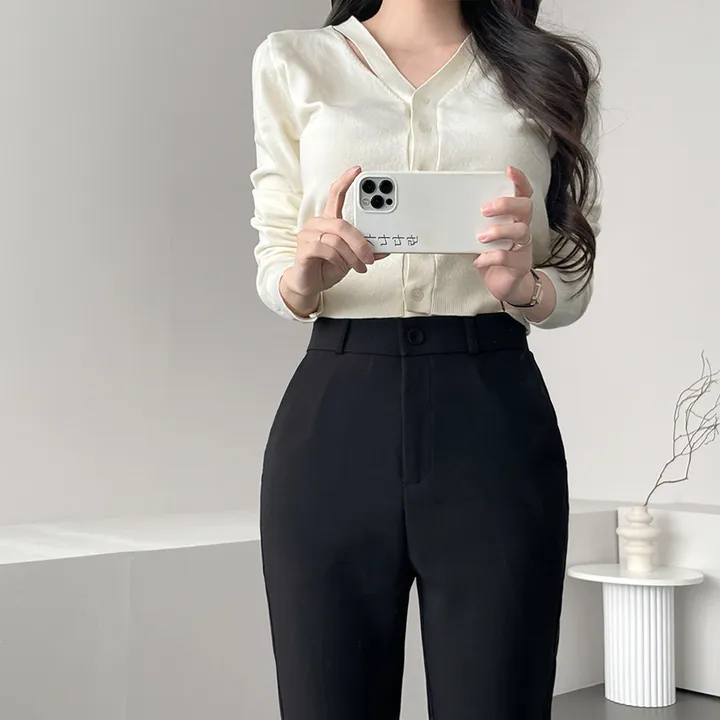[만능코디템/히든밴딩🖤] 가나다란 엣지 3단 기장 오피스룩 쫀쫀 스판 하이웨스트 부츠컷 슬랙스 5color 상세 이미지 15