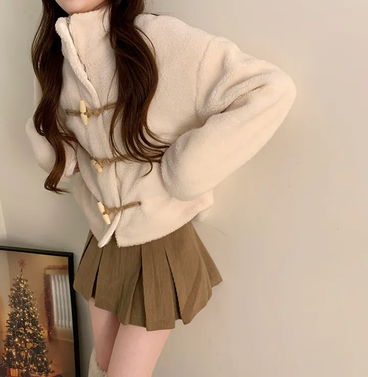 *따수운전체누빔🔥set강추* 포근 토글 덤블 떡볶이점퍼 양털 퍼 뽀글이 자켓 뽀글이집업 이중덤블 누빔패딩 상세 이미지 10