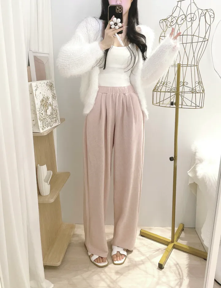 *빠른출고 *타사저퀄X* [솔잎맛집/퐁실해요] 러블리, 솔잎 앙고라 루즈핏 니트 가디건 - 7color 상세 이미지 16