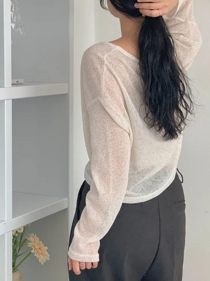 [66-110]💗2size💗빅사이즈 루즈핏 오버핏 - 쿠쿠 린넨 가디건 상세 이미지 15