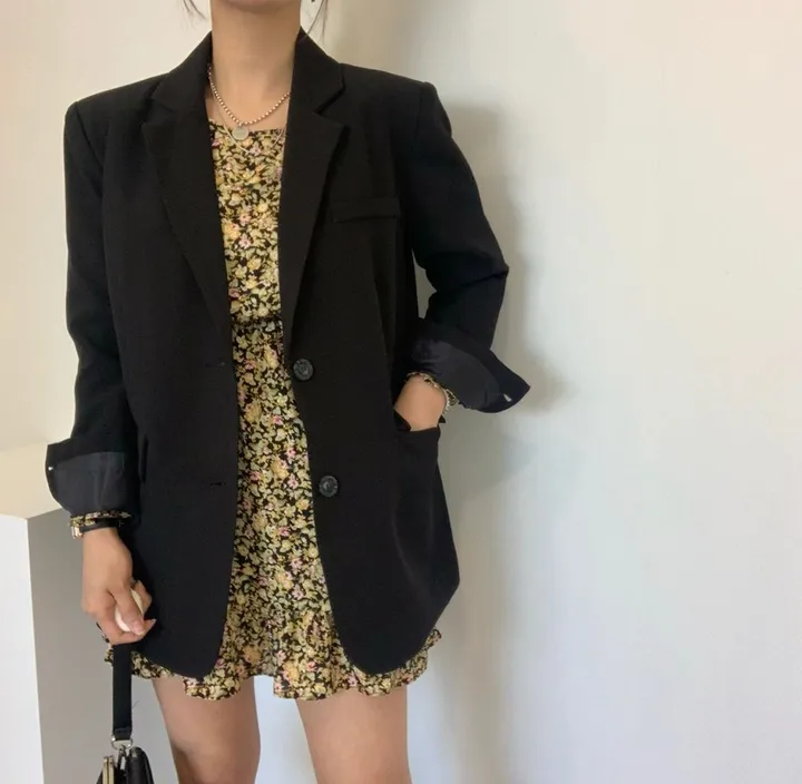 누적판매3000장! [4col] 데일리핏 핏예쁜 루즈핏 버튼 자켓 상세 이미지 1