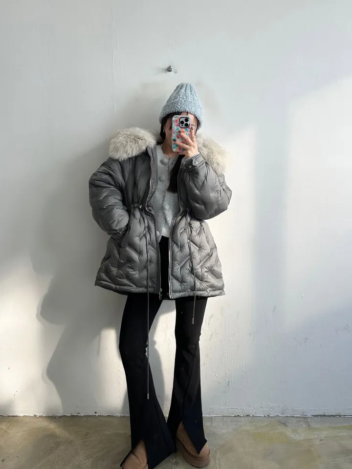 [학다리🔥❤️]기모 로이 부츠컷 트임 레깅스 팬츠 2color 상세 이미지 13