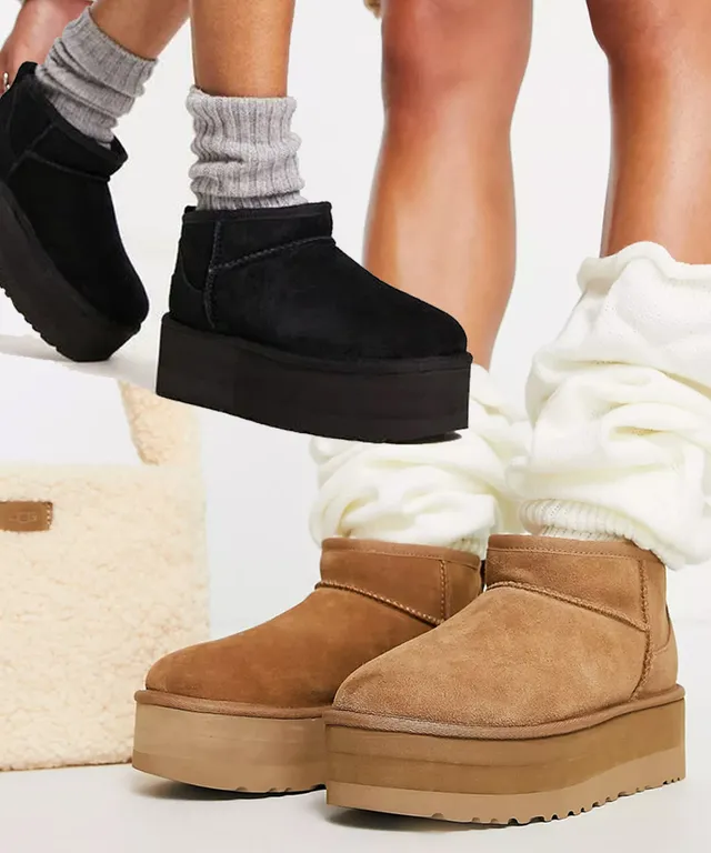 어그 클래식 울트라미니 플랫폼 부츠 미국 UGG 정품 여성 양털 앵클부츠