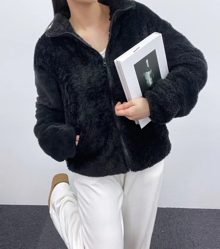 *부들양털후리스 3 SIZE * 후리스 가을 겨울 양털 오버핏 플리스 뽀글이 극세사 홈웨어 아우터 커플템 상세 이미지 45