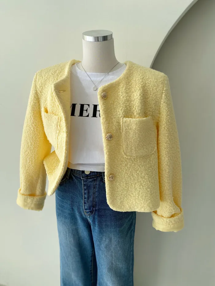 2color 레몬 칼라넥 루즈핏 여성 봄 트렌치코트 베스트 상세 이미지 20