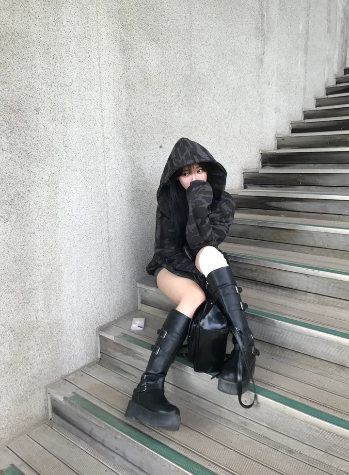 MILITARY CAMO HOOD (기모원단 추가) 상세 이미지 8