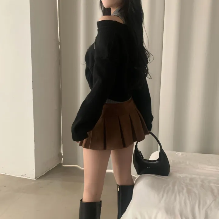 [세트가격/디자인2개✨] 페일드 펜던트 오프니트 나시 투피스,셋업 - 3color 상세 이미지 20