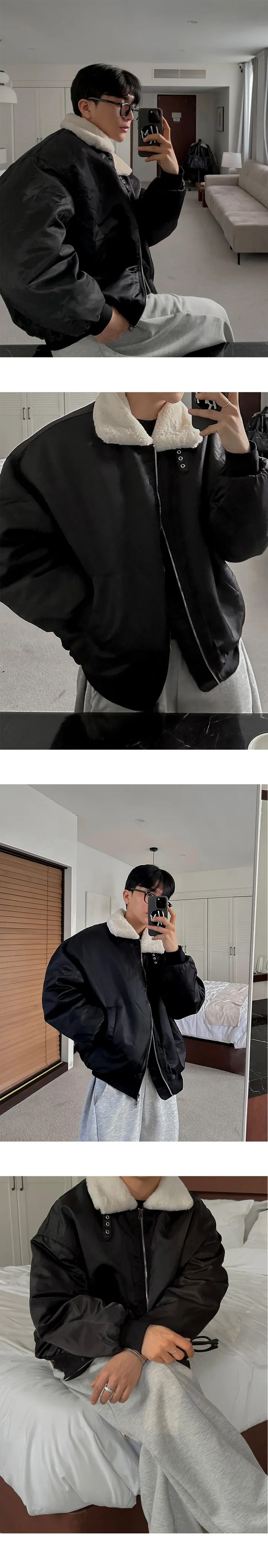[주문폭주/누적9만장/자체제작] 사이드 벌룬 커브드 스웻 롱와이드팬츠 (4color) 상세 이미지 7