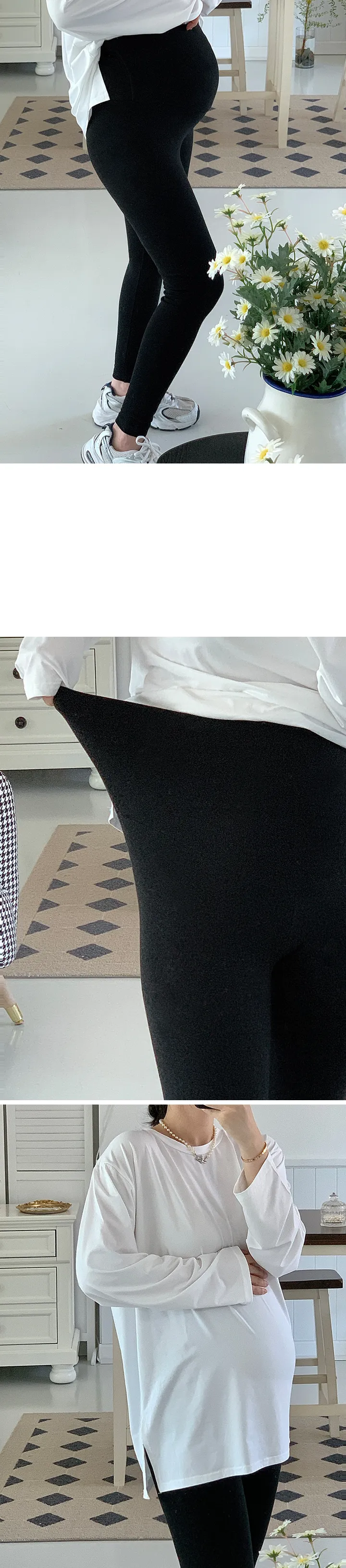 [자체제작🪡/임산부추천🤰🏻] MADE 감동 임산부 레깅스 (one color) ‘임부복’ 상세 이미지 6