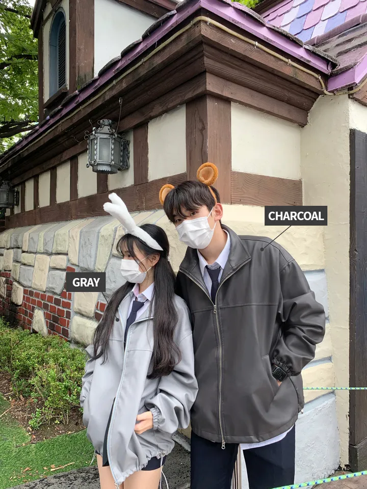 [주문폭주/MADE] 남녀공용 로제 오버핏 레더자켓 상세 이미지 64