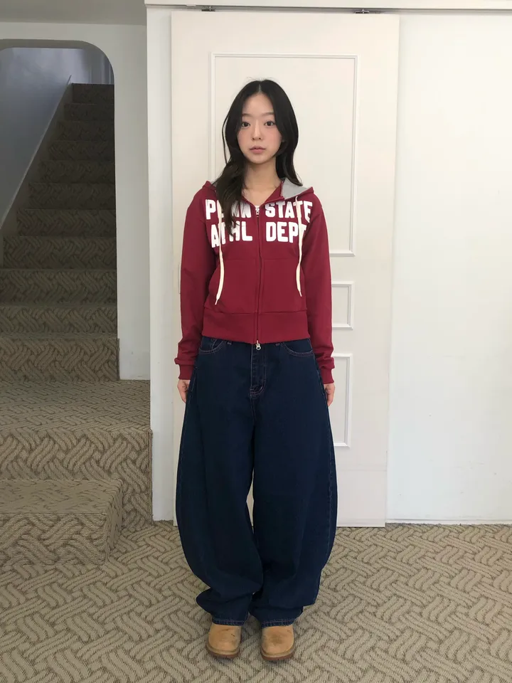후드 포인트 패치 후드집업 상세 이미지 19