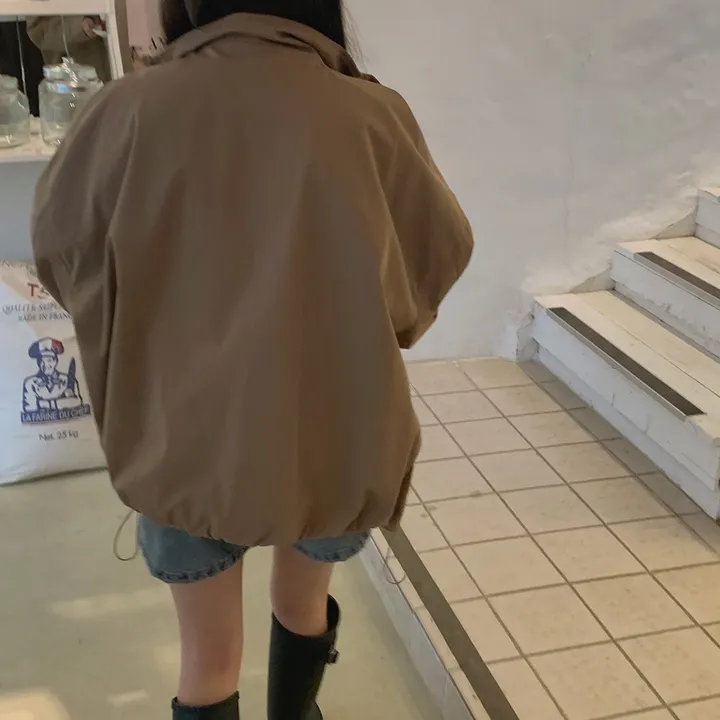 [봄야상💌] 마린 남녀공용 오버핏 배색 워크 야상 자켓 - Jk 상세 이미지 26