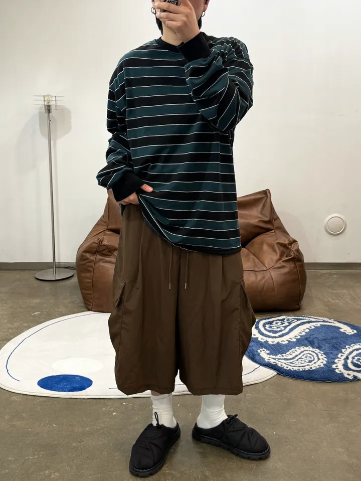 (누적 1000장)(4COLOR) 빅포켓 나일론 8부 카고팬츠 (카고반바지, 여름반바지, 8부팬츠, 와이드반바지, 카고하프팬츠, 나일론팬츠) 상세 이미지 32