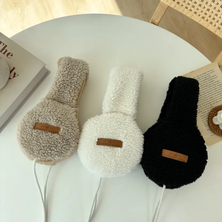 얼굴작아보여요🐑자체제작 스키장 모자 썰매장 양면착용 3컬러 귀도리 목도리 세트 머플러 귀마개 빅사이즈 겨울 포근 몽글몽글/ 상세 이미지 28