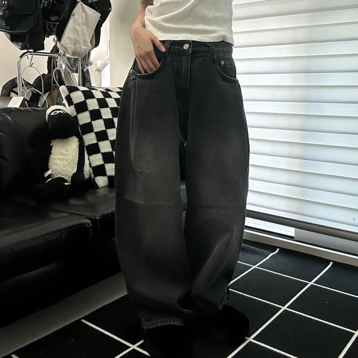[🎀누적판매 1천장🎀]Allday washing pin-tuck wide denim 올데이 워싱 핀턱 와이드 데님 상세 이미지 43
