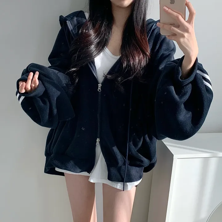 [보들후리스/넉넉핏] 보들 두줄 투웨이 후리스 후드집업 상세 이미지 60