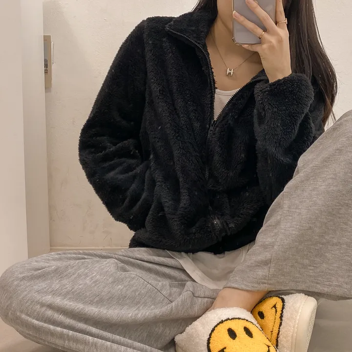 (💥강추템!! 보들보들촉감~💥) 따뜻 플리스 후리스 커플 포근 털 겨울 집업 (L~XL) 상세 이미지 22