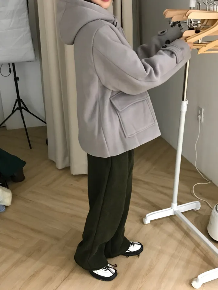 Pleasure duffle short coat 플레저 더플 숏 떡볶이 코트 상세 이미지 25