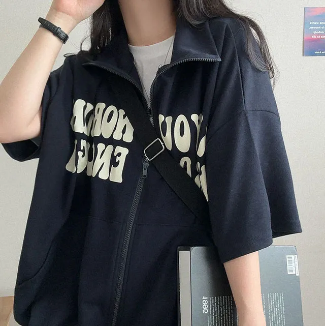 [여름아우터!/박시핏] 핏예쁜, 반팔 워킹 아노락 집업 (3color) 상세 이미지 13