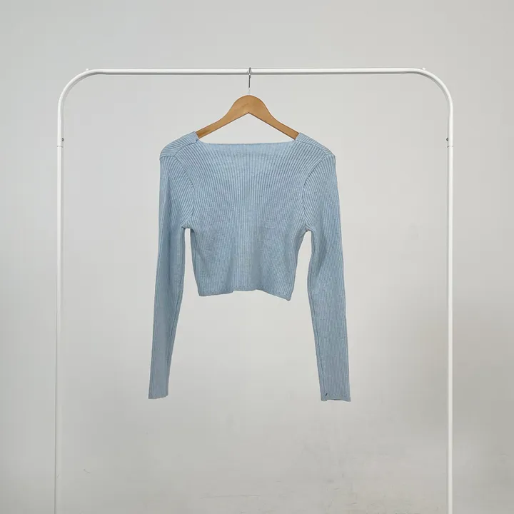 모나 투버튼 골지 크롭 니트 가디건(6colors) 상세 이미지 19