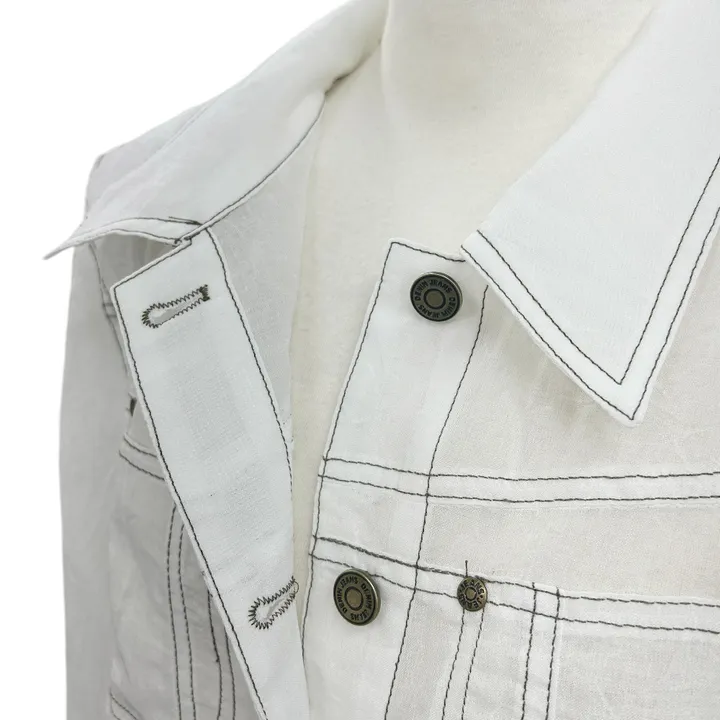 (1300장돌파,마지막오더) summer stitch jacket ; 2color 여름자켓, 시스루자켓, 어깨패드자켓,썸머자켓 상세 이미지 34