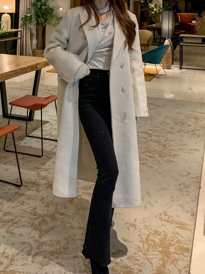 [따뜻기모🖤3기장5사이즈] 인생핏 쫀쫀 스판 슬림 딥블랙 허리밴딩 부츠컷 팬츠 하이웨스트 기모 면바지 기본 롱 숏 봄 간절기 S M L XL 2XL 상세 이미지 27