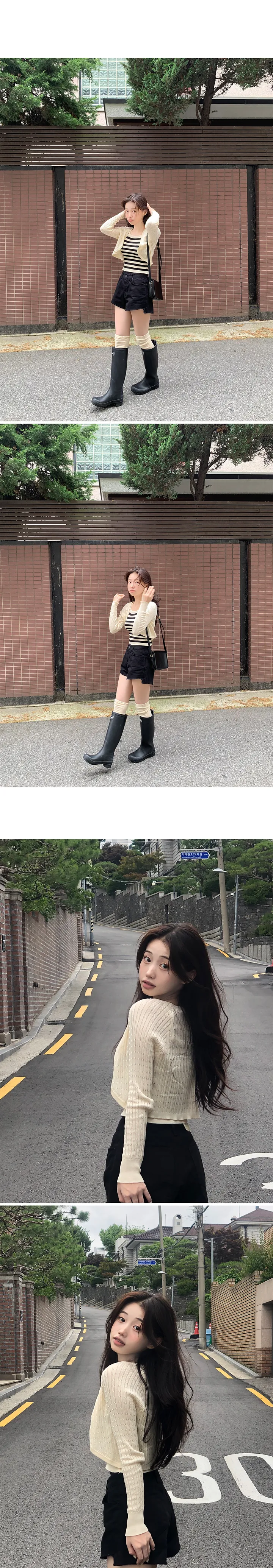[주문폭주]스프케이블 볼레로 -  set 상세 이미지 7