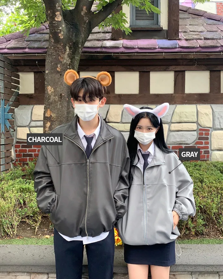 [주문폭주/MADE] 남녀공용 로제 오버핏 레더자켓 상세 이미지 20