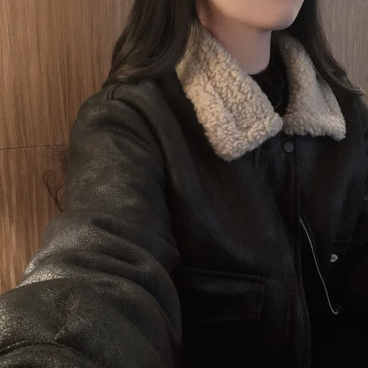 [양털안감🖤/겨울무스탕]고급빈티지무드, 소프트 스웨이드 양털 무스탕 점퍼 자켓 상세 이미지 32