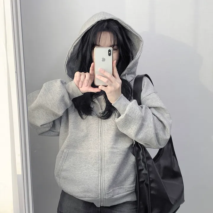 [일반&기모]🚛당일출고🚚활용도 높은 교복템 루즈핏 벨리후드 집업 - 3color 상세 이미지 21