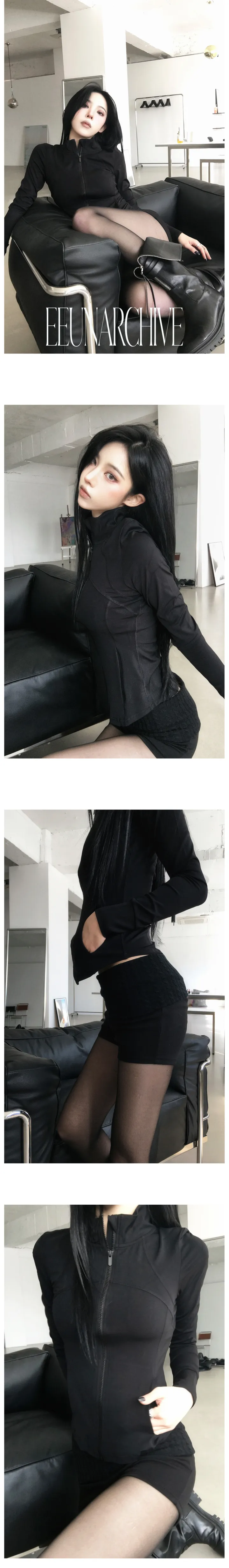 Velvet Zip Up 상세 이미지 2