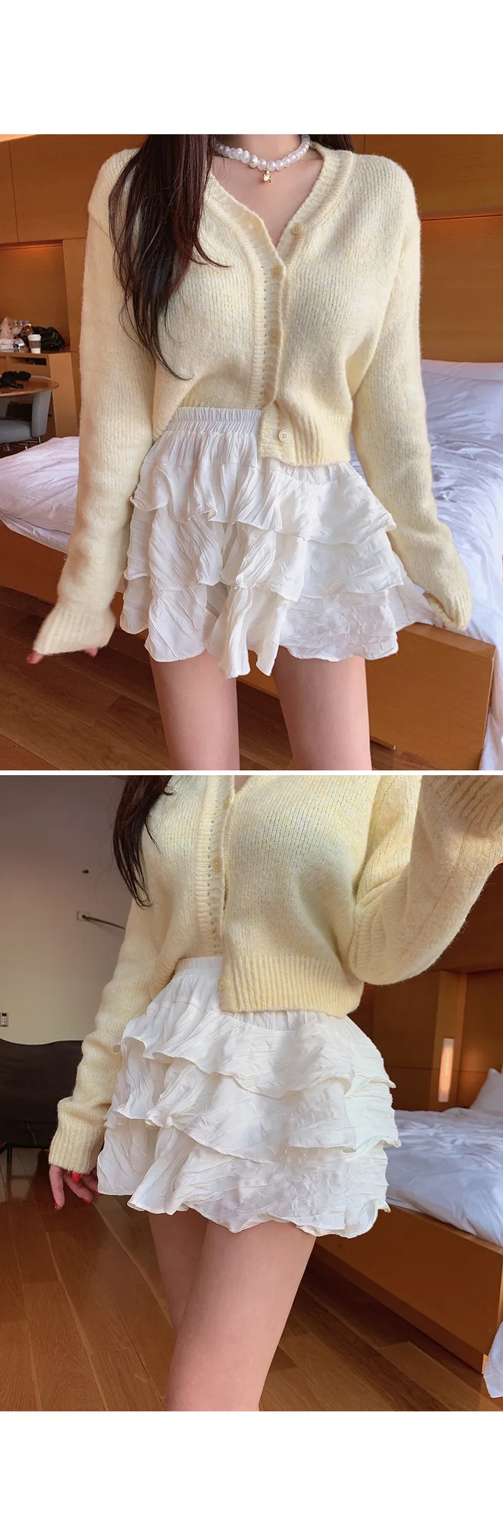 파스텔 소프트 보카 브이 가디건 상세 이미지 6
