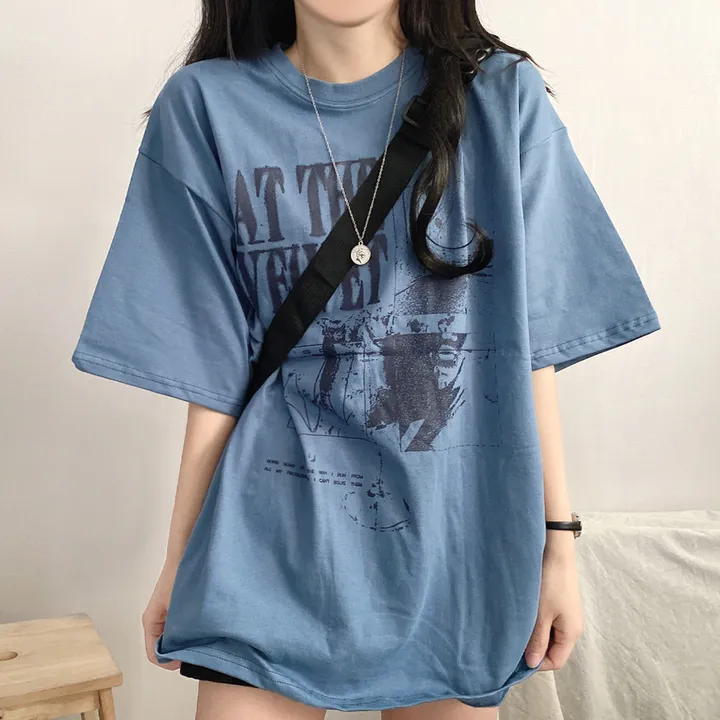 [예쁜/유니크!] 잉크 프린팅 박시 반팔티T 4color 상세 이미지 4