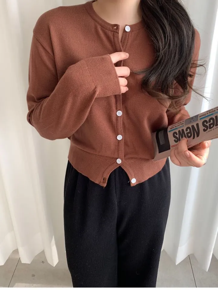 [주문폭주!][봄신상/데일리템/최저가] 아렌 베이직 라운드 가디건 (10color) 상세 이미지 63