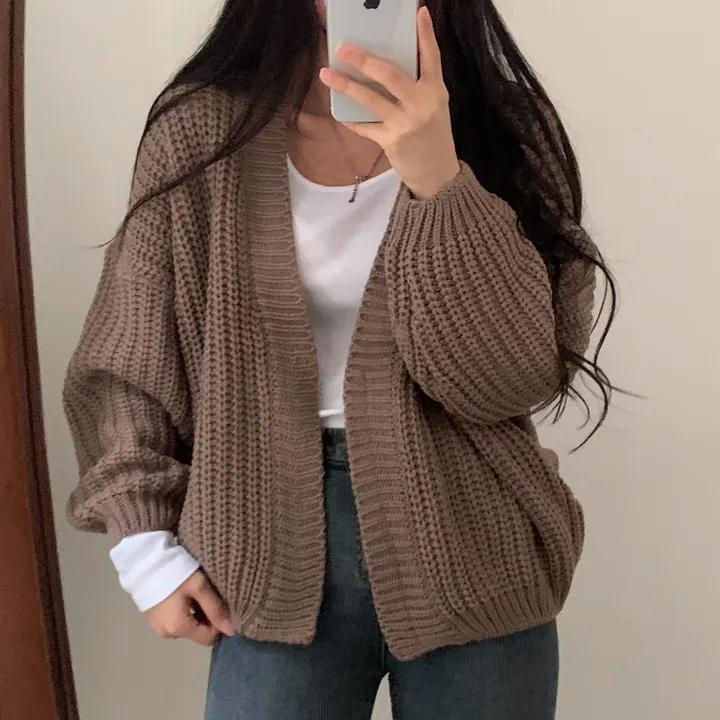 [재진행/루즈핏/고퀄] 사심가득! 주머니 하찌 니트가디건;6col 상세 이미지 20