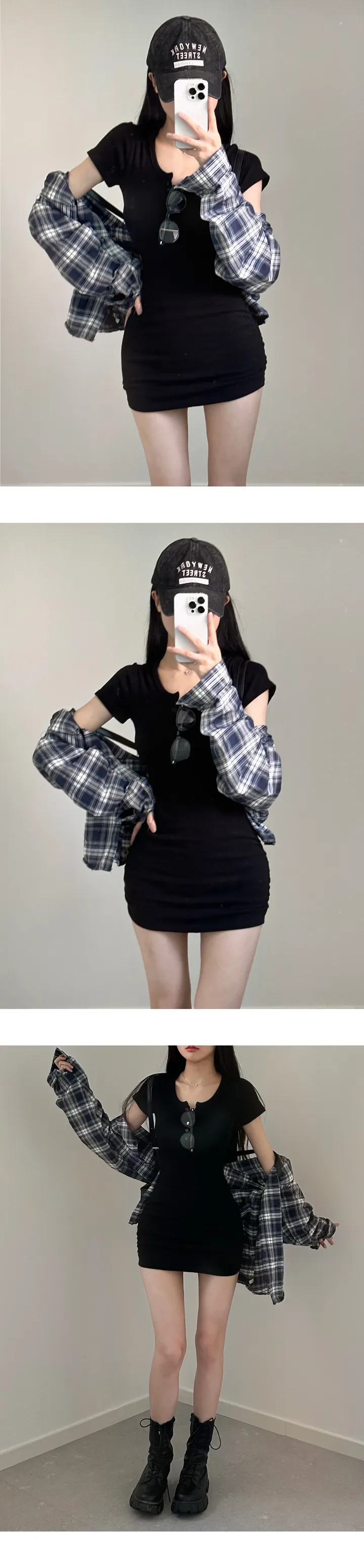 당일🚀[ 문의 폭주 ] 플러팅 빈티지 체크 루즈핏 오버핏 남방 셔츠 상세 이미지 6