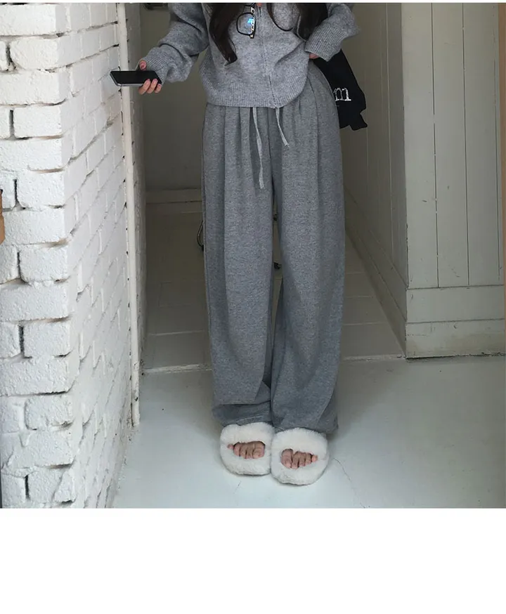 [데일리/기본필수!] 몬드 루즈핏 니트 후드집업 니트후드 니트집업 상세 이미지 16