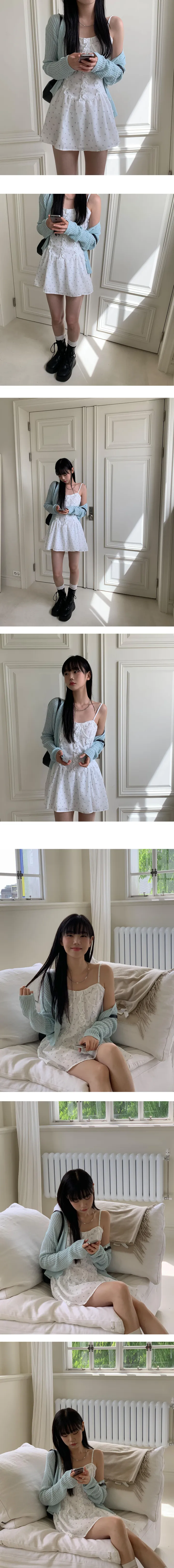 [모델추천/핏보장/데일리🌸] 파우더 여름 부클 데일리 골지 가디건 - 5color 상세 이미지 8