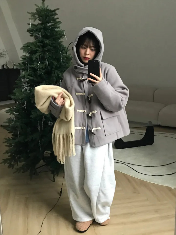 Pleasure duffle short coat 플레저 더플 숏 떡볶이 코트 상세 이미지 7