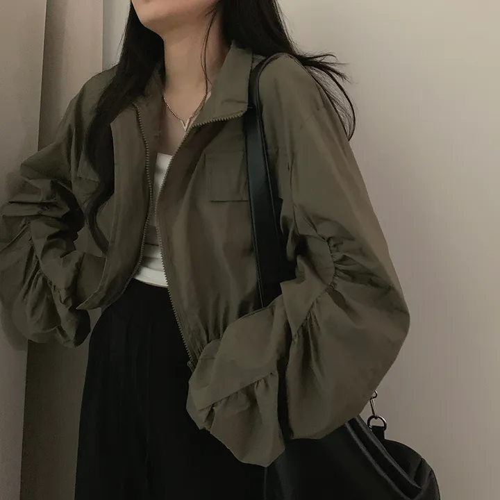 [여리핏/핏예쁨*.*] 테디 야상 바람막이 점퍼 자켓 상세 이미지 22
