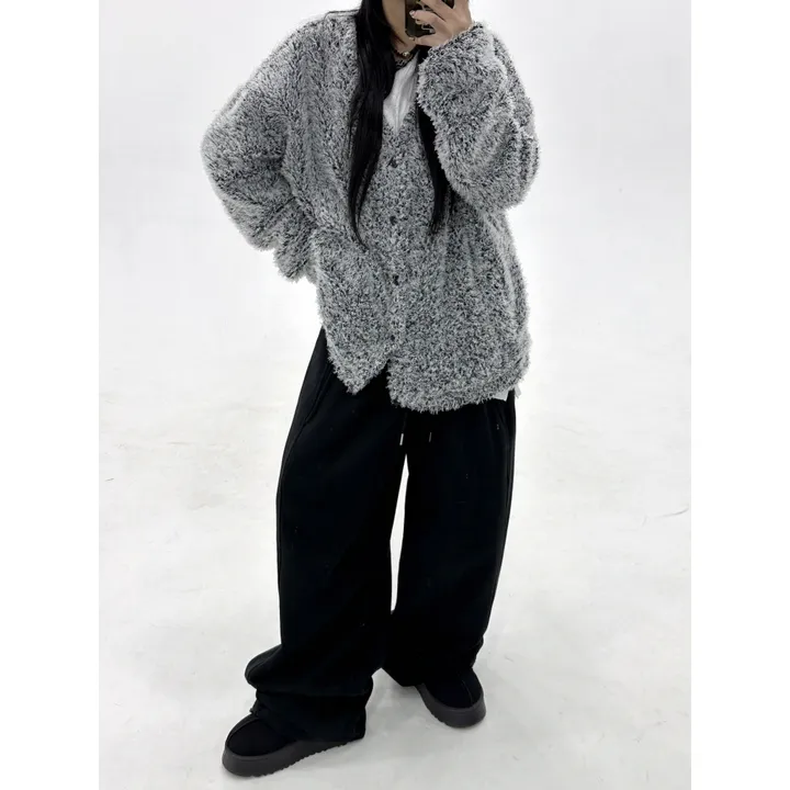 ❤️‍🔥누적판매8,000 돌파 기념❤️‍🔥[UNISEX/기모 ver.🤧/소장추천!]럽 올 컬러 와이드 스트링 트레이닝 팬츠(5color) 상세 이미지 67