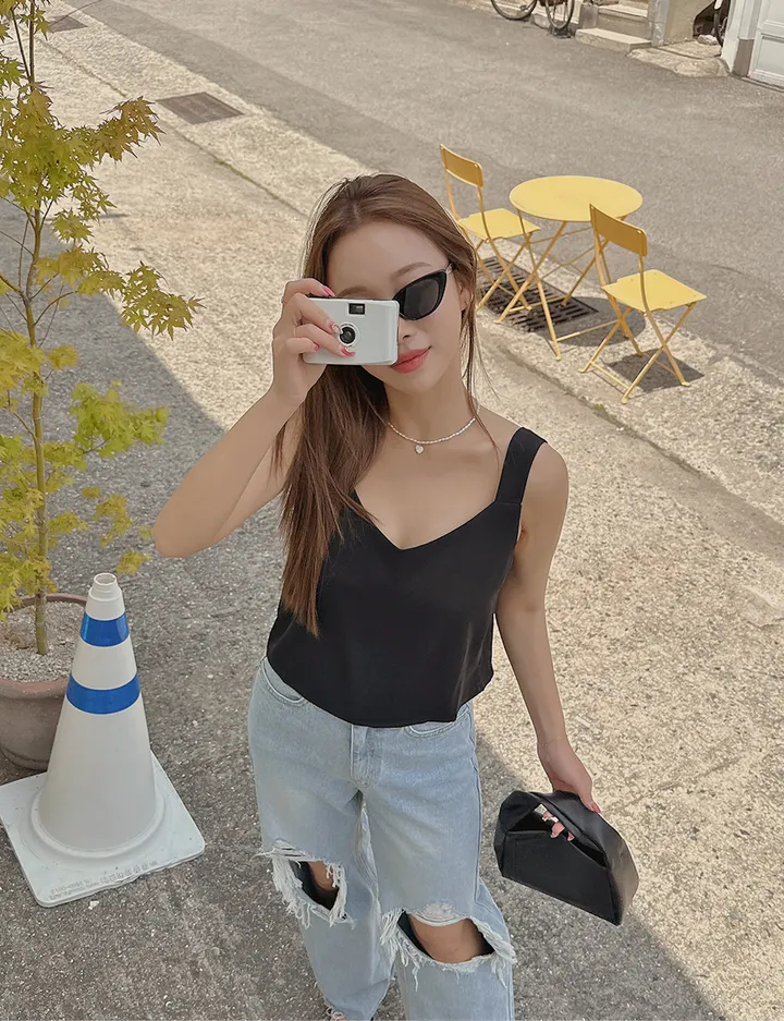 [44-120] [4만1천장 돌파♥] 데이픈 블라우스 나시(기본/크롭) 상세 이미지 522