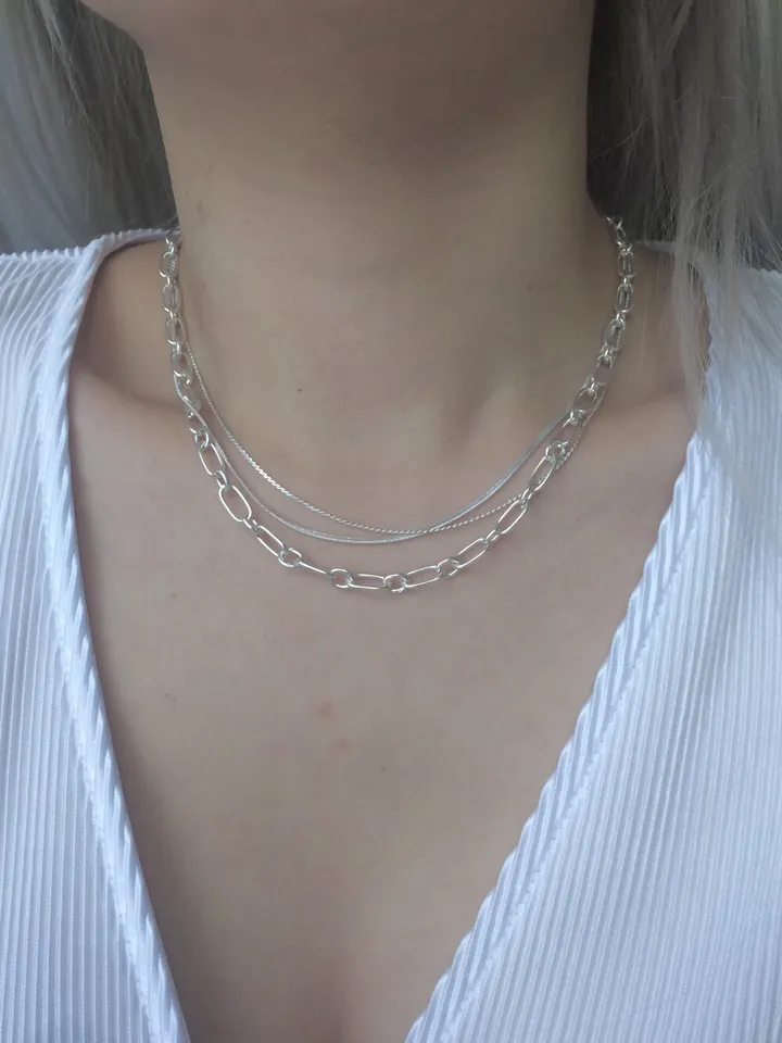 basic matte chain necklace 상세 이미지 2