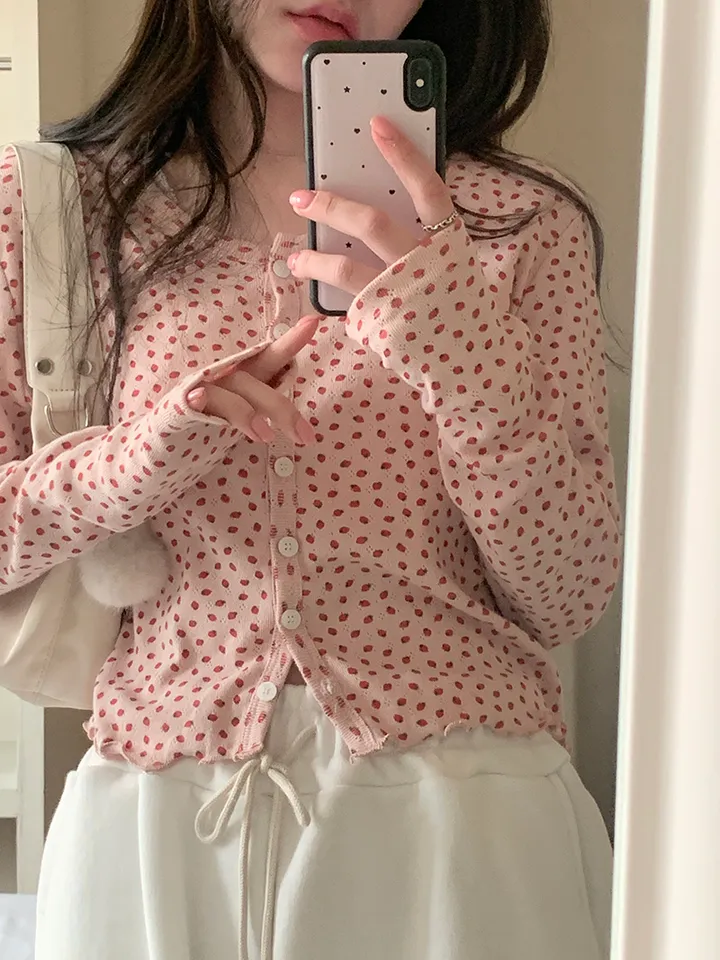 [early spring 👚⭐][MADE] 스트로베리 가디건 (2color) 상세 이미지 9