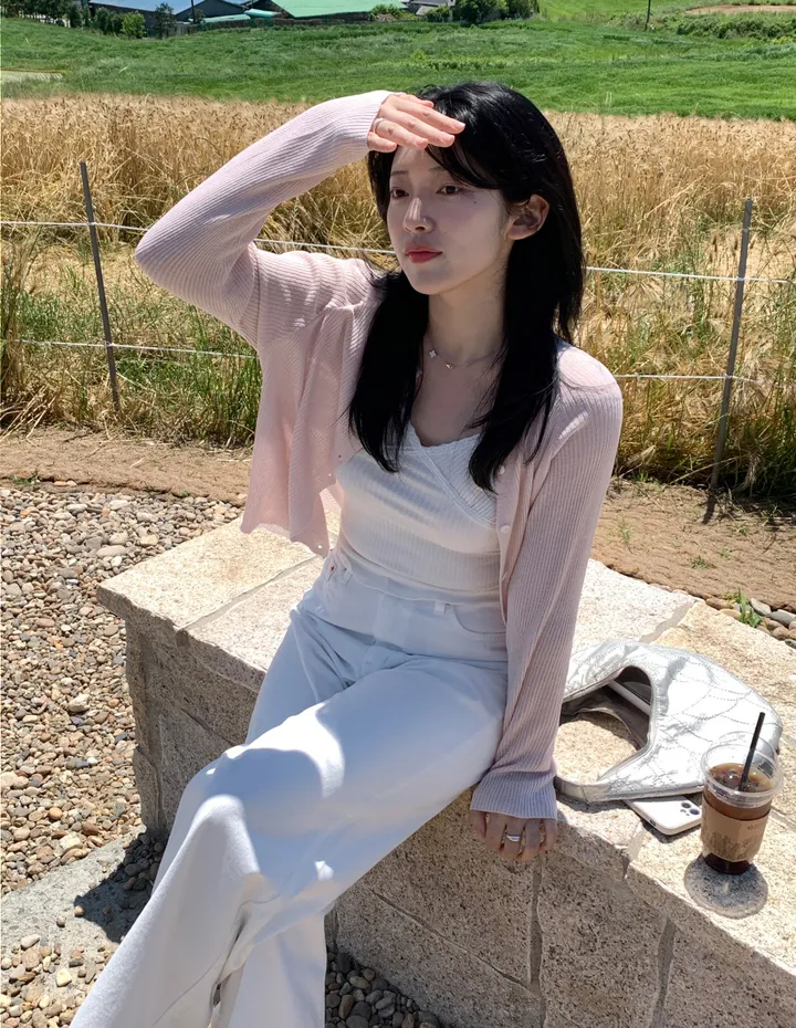 [2000장돌파🍧]샤베트 골지 여름가디건 상세 이미지 26